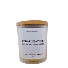 Load image into Gallery viewer, Cedar Leather Scented Candle
