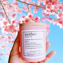 Load image into Gallery viewer, Mother Definition Matte Pink Tumbler Candle
